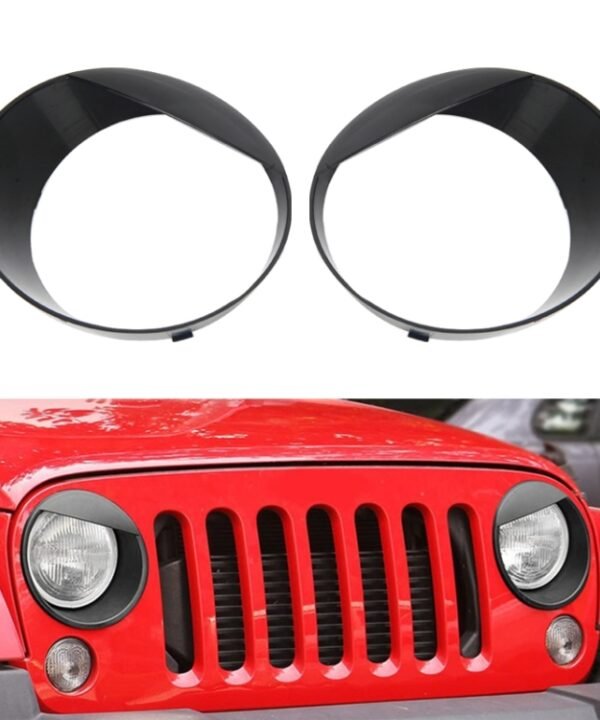 Car Headlight Lampshade for Jeep Wrangler JL 2018-