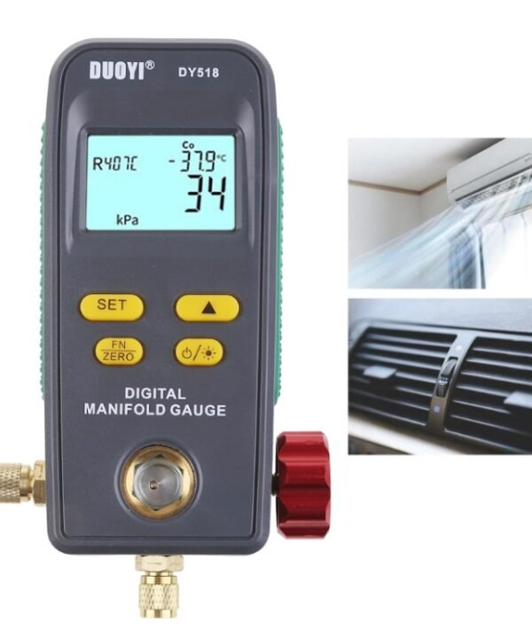 DUOYI DY518 Car Air Conditioning Repair Electronic Refrigerant Meter Air Conditioning Fluoride Meter