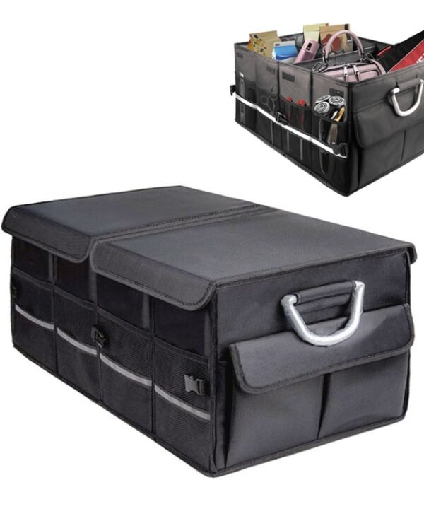 Soft Middle Partition Car Trunk Foldable Storage Box, Size: 58 x 40 x 30cm