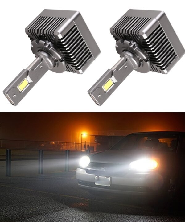 1 Pair D Series D3S Car HID Ballast to LED Headlight DC12V / 35W / 6000K / 5000LM
