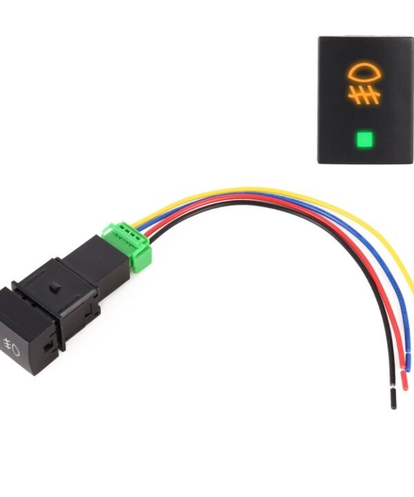 TS-15 Car Fog Light On-Off Button Switch with Cable for Nissan Sylphy 2019-