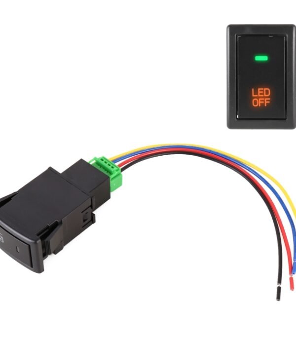 TS-17 Car Fog Light On-Off Button Switch with Cable for Suzuki
