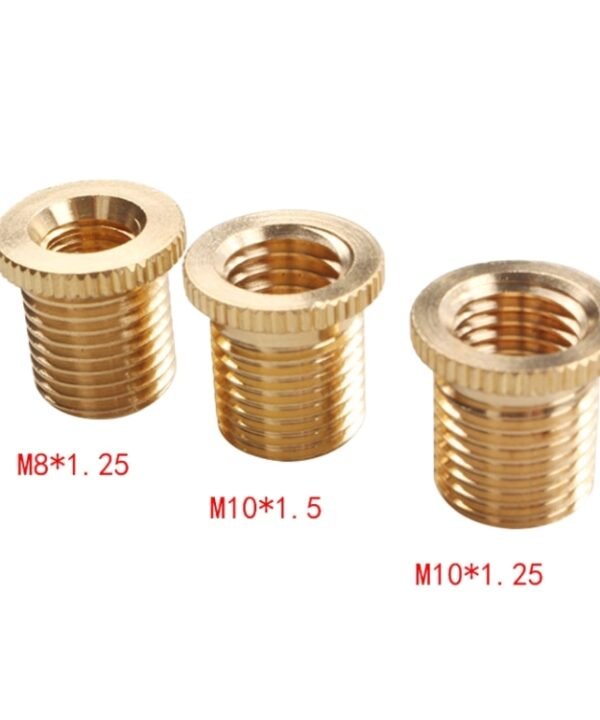 5 Set Car Gear Shift Knob Head Thread Adapter Nuts for M12x1.25 Gear Shift Knob