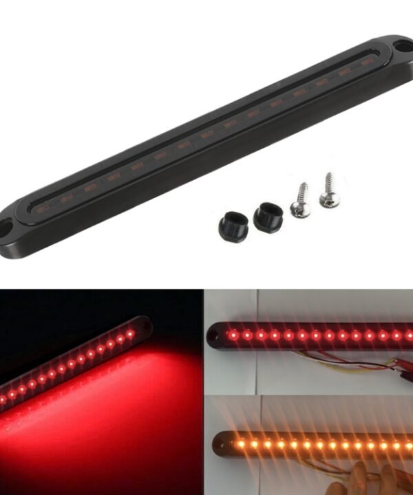 MK-013 Spotlight Dynamic Car Tail Light Signal Lamp Indicator Strobe Flashing Warning Light 12-24V