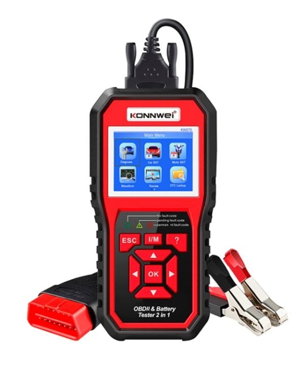 KONNWEI KW870 2 in 1 Car OBD2 Fault Diagnosis + Battery Tester