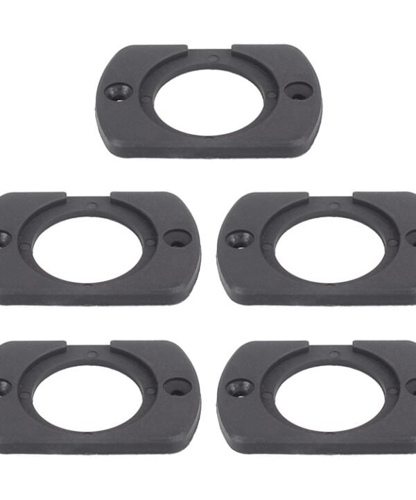 5 PCS 1 Hole Car Modified USB Charging Voltmeter Cigarette Lighter Panel