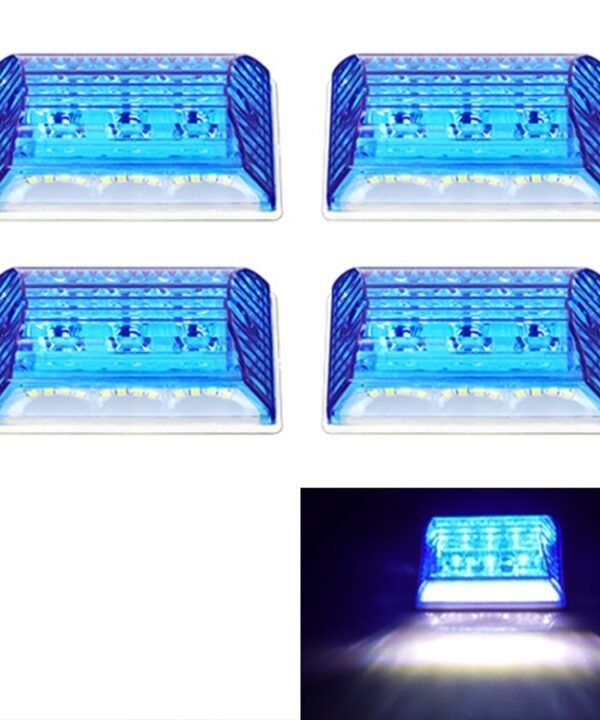 4 PCS ZS-6001 DC24V Car / Truck Side Marker Indicator Lights Bulb Lamp
