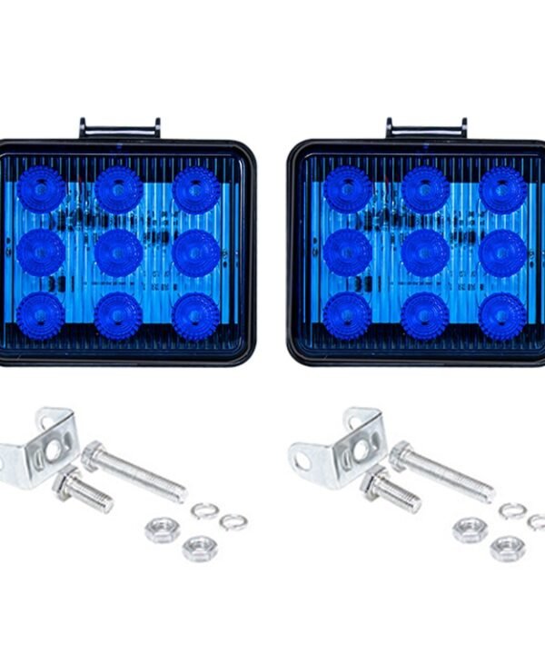 2 PCS ZS-7013 3 inch 9LEDs Strobe Waterproof Car / Truck Warning Light