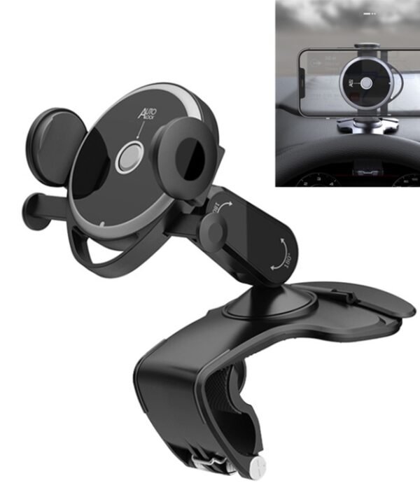 Car Multi-function Center Console Mobile Phone Holder with Number Plate