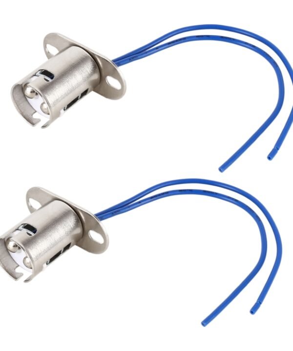1 Pair Car 1157 Bulb Holder Base Female Socket with Cable