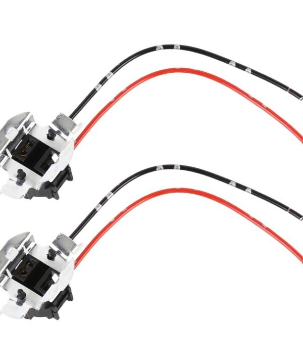 1 Pair TK-305 H7 Halogen Lamp Socket Car Bulb Holder Base with Cable
