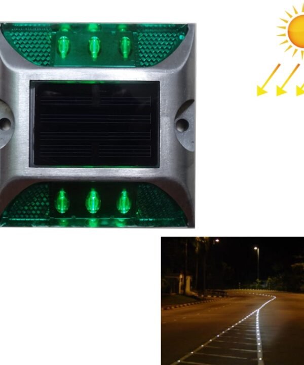 Solar Square Road Stud Light Car Guidance Light Road Deceleration Light, Constantly Bright Version, Constantly Bright Version