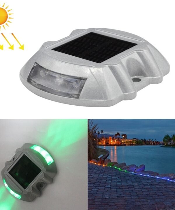 Solar Horseshoe Road Stud Light Car Guidance Light Road Deceleration Light, Flashing Bright Version, Flashing Bright Version