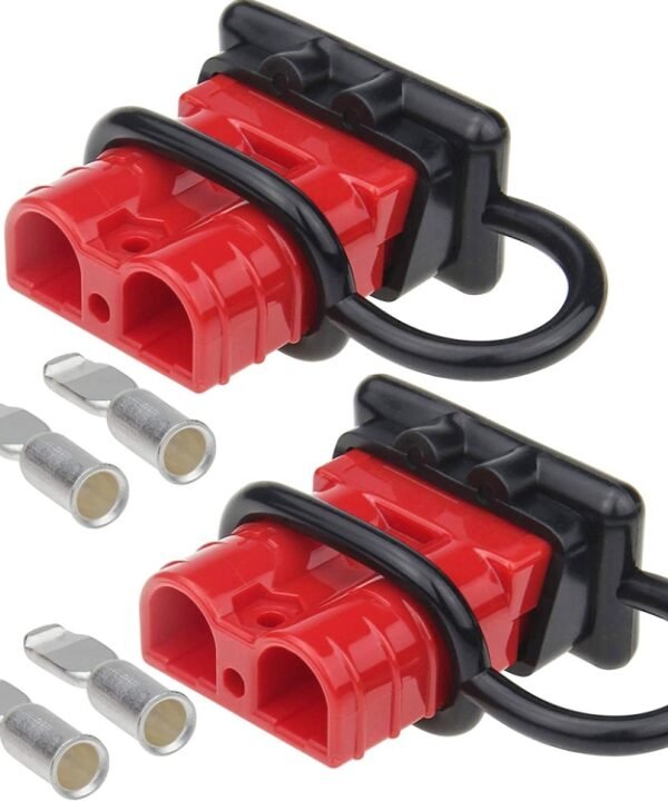 CP-0242-02 50A 600V Towing Winch Quick Connect Systems Wire Harness Plug with Dust Cover