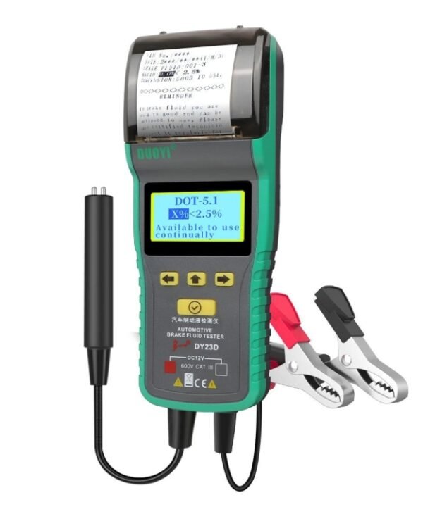 DUOYI DY23D Car Brake Fluid Detection Pen with Print Function