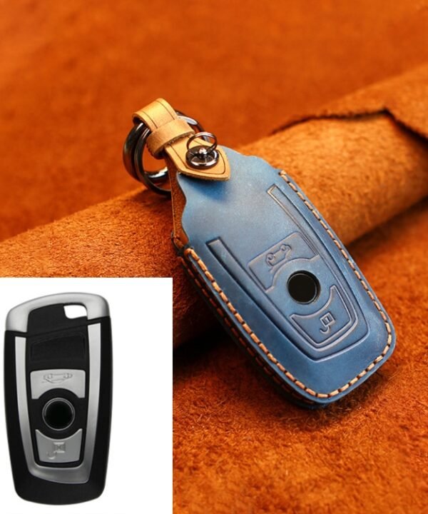 For BMW Old Style Car Cowhide Leather Key Protective Cover Key Case, Two Keys Version, For BMW Old Style, Two Keys Version, For BMW, For BMW Old Style