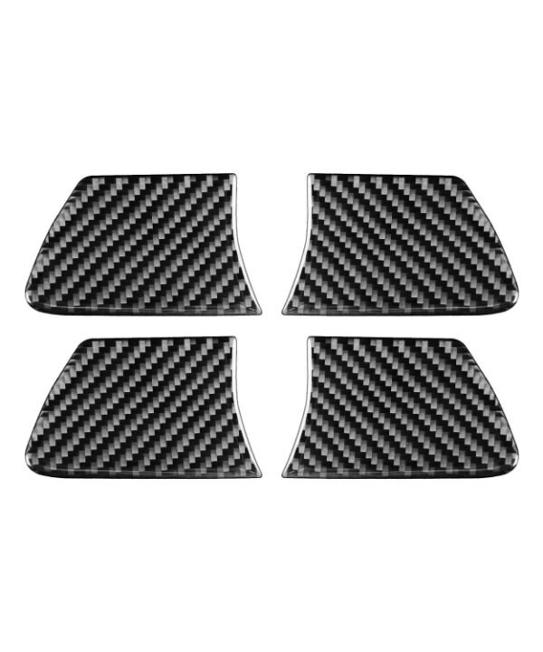 Car Carbon Fiber Inside Door Bowl Decorative Sticker for Toyota Highlander 2014-2019, Left Drive