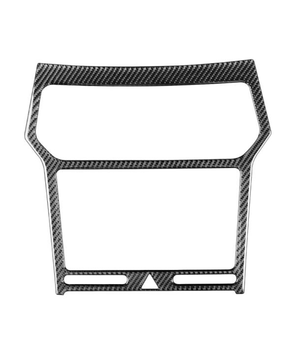 Car Carbon Fiber Navigation Panel Decorative Sticker for Ford Explorer 2016-2019, Left Drive