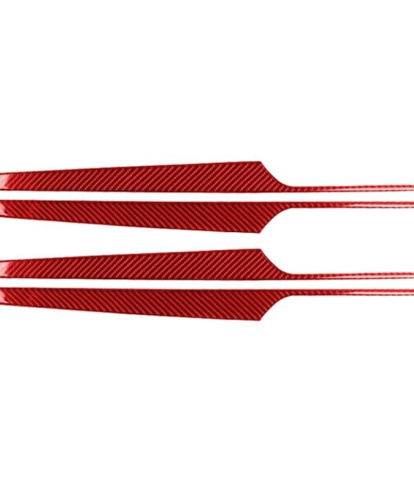 Car Carbon Fiber Door Panel Decorative Sticker for Porsche Macan 2014-2021, Left and Right Drive Universal, Door Panel