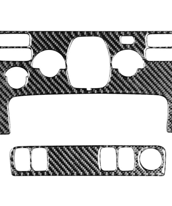Car Carbon Fiber Air Conditioning Panel A Decorative Sticker for Volvo XC90 2003-2014, Left and Right Drive Universal