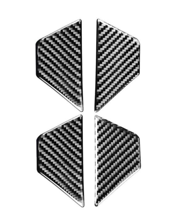 Car Carbon Fiber Inner Door Bowl Decorative Sticker for Audi A6L / A7 2019-, Left and Right Drive Universal