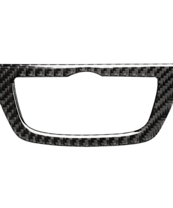 Car Carbon Fiber Headlight Switch Solid Color Decorative Sticker for BMW G01 X3 2018-2020 / G02 X4 2019-2020, Left and Right Drive Universal