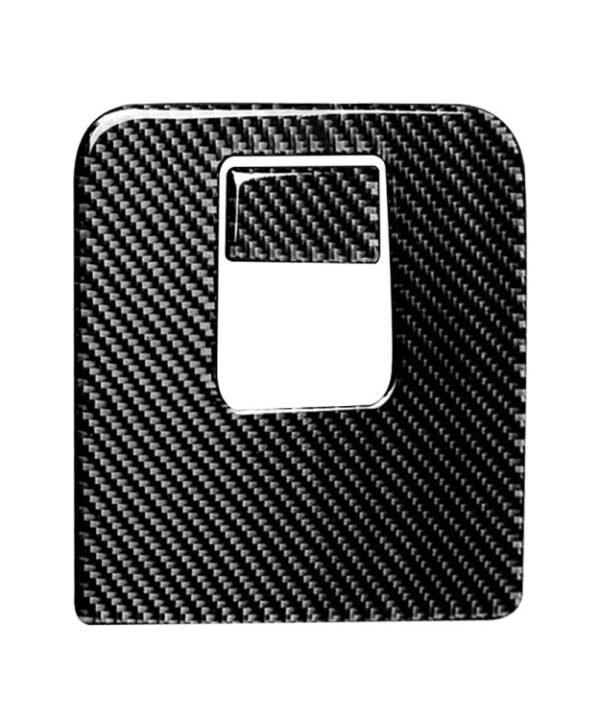 Car Carbon Fiber Storage Box Panel Solid Color Decorative Sticker for BMW G01 X3 2018-2020 / G02 X4 2019-2020, Left and Right Drive Universal