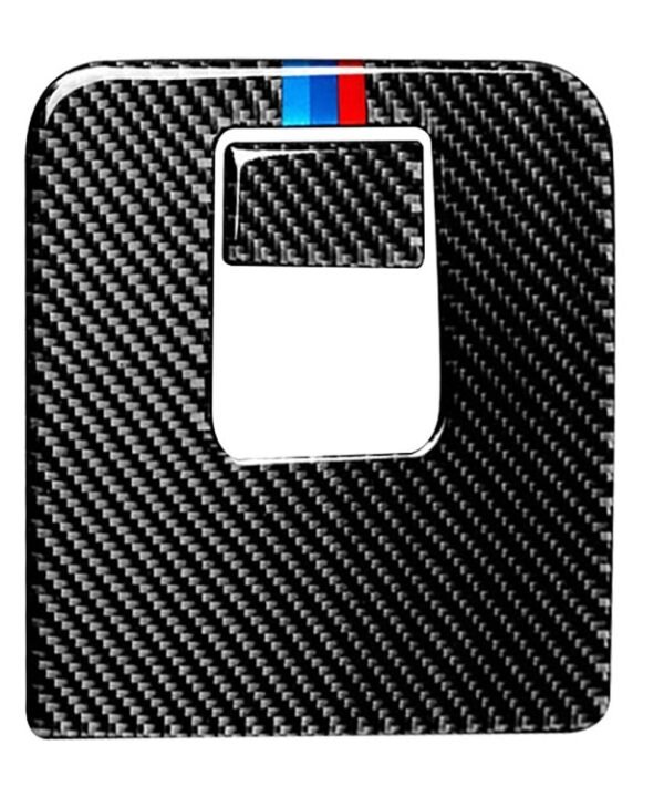 Car Carbon Fiber Storage Box Panel 3-color Decorative Sticker for BMW G01 X3 2018-2020 / G02 X4 2019-2020, Left and Right Drive Universal