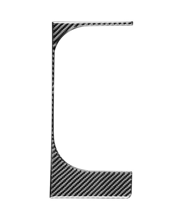 Carbon Fiber Car Cup Holder Frame Decorative Sticker for Toyota Tundra 2014-2018, Right Driving
