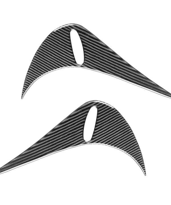 2 PCS / Set Carbon Fiber Car Back Lamp Eyebrow Decorative Sticker for Toyota GT86 / Subaru BRZ 2012-2016, Drop Glue Version