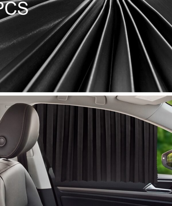 2 PCS Car Auto Sunshade Curtains Windshield Cover for the Rear Seat, Rear Seat, Black, Rear Seat, Gold, Rear Seat, Silver