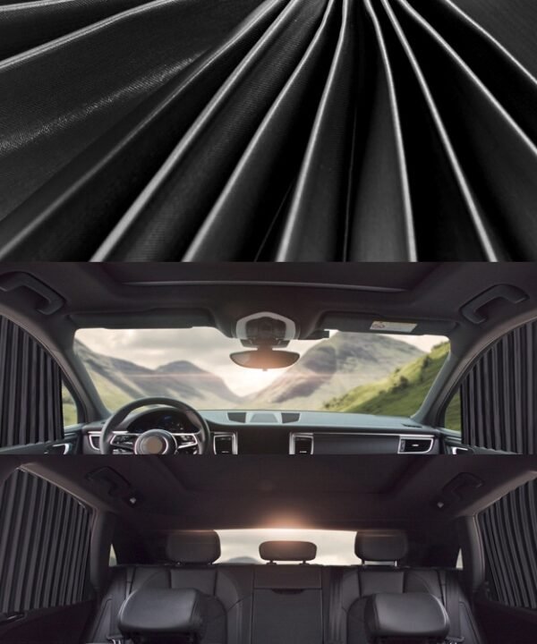 4 in 1 Car Auto Sunshade Curtains Windshield Cover Set