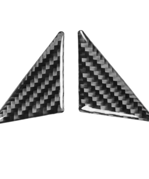 Carbon Fiber Car Left Right Side Window Posts Decorative Sticker for Dodge Challenger 2015 to Now, Left Driving