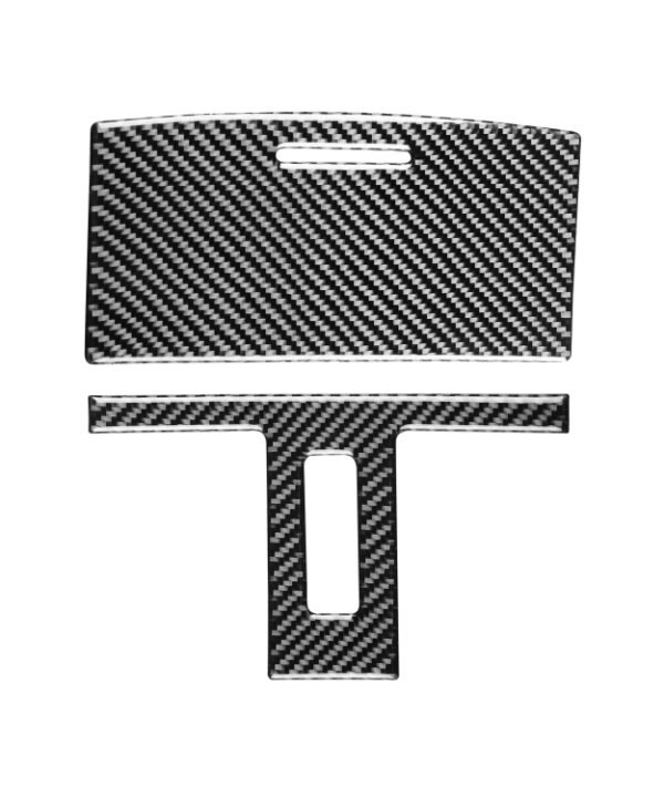 2 PCS / Set Carbon Fiber Car Reading Light Panel Decorative Sticker for Dodge Challenger 2015 to Now, Left Driving