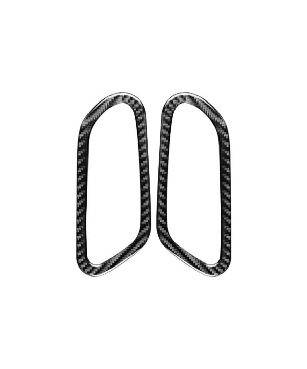 2 PCS / Set Carbon Fiber Car Inner Door Handle Decorative Sticker for Volkswagen Scirocco 2009-2016,Left and Right Drive Universal