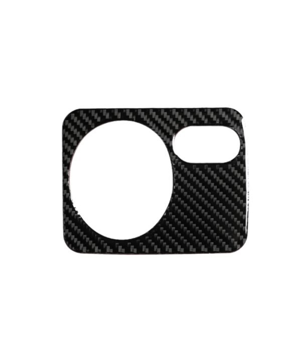 Carbon Fiber Car Headlight Switch Panel Decorative Sticker for Volkswagen Golf 6 2008-2012, Left Driving