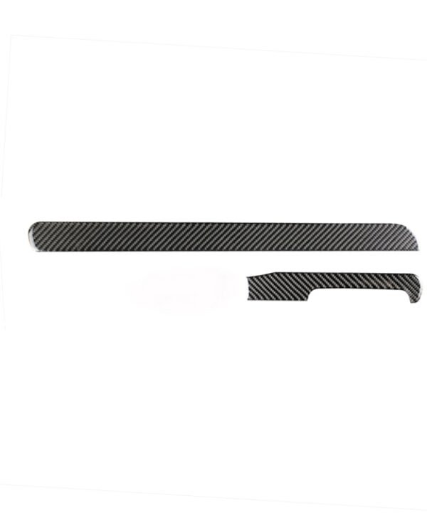 Carbon Fiber Car Central Control Strip Decorative Sticker for Volkswagen Golf 6 2008-2012, Right Driving
