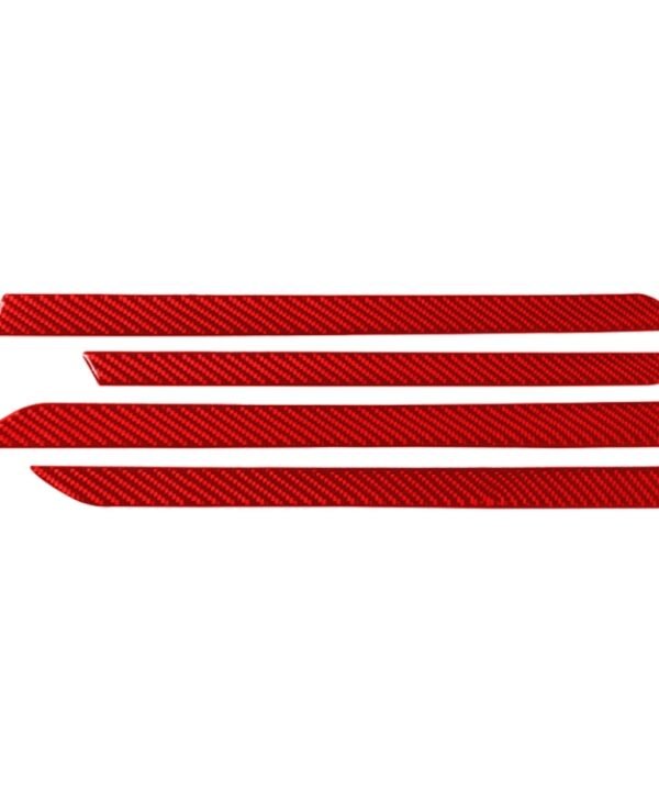 Car Carbon Fiber Door Decorative Strip for Honda Tenth Generation Civic 2016-2019, Left and Right Drive Universal, Door Decorative Strip
