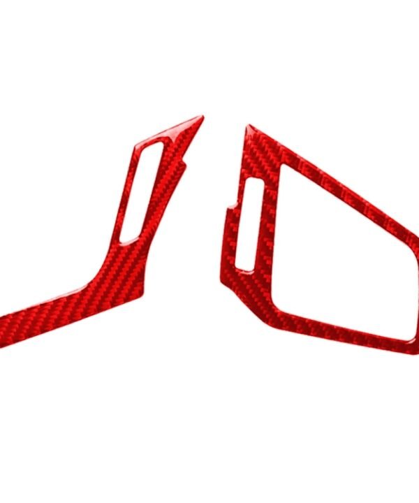 Car Carbon Fiber Left and Right Air Outlet Decorative Sticker for Honda Tenth Generation Civic 2016-2019, Left Drive, Air Outlet Left Drive