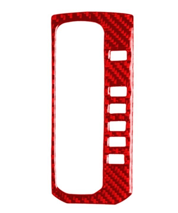 Car Carbon Fiber Gear Button Frame Decorative Sticker for Honda Tenth Generation Civic 2016-2019, Right Drive, Gear Button Right Drive