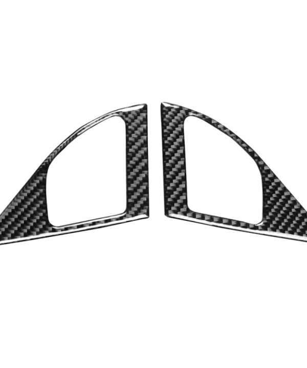 2 PCS Car Carbon Fiber Left and Right Speakers Decorative Sticker for Mitsubishi Lancer EVO (Only DE / ES) 2008-2015, Left and Right Drive Universal