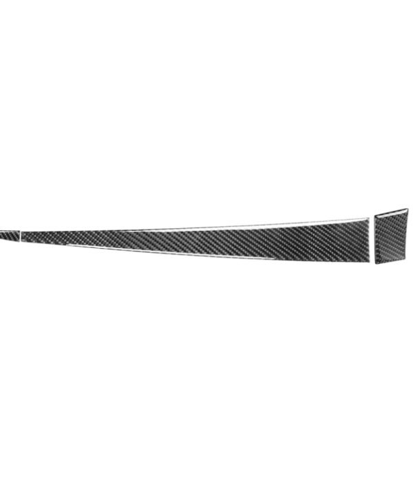 Car Carbon Fiber Passenger Side Glove Box Decorative Sticker for Mitsubishi Lancer EVO 2008-2015, Left Drive