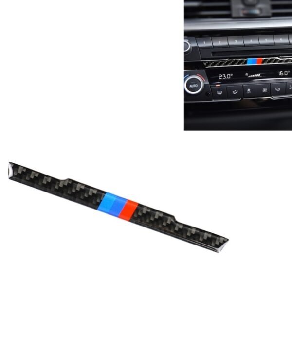 Three Color Carbon Fiber Car Central Control CD Decorative Sticker for BMW (F30) 2013-2015 / (F34) 2013-2016