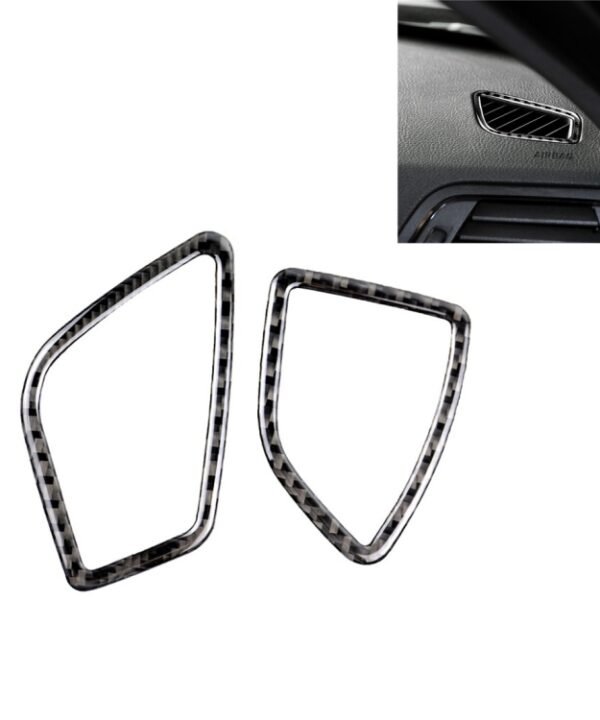 Carbon Fiber Car Instrument Air Outlet Decorative Sticker for BMW (F30) 2013-2018 / (F34) 2013-2017, Sutible for Left Driving