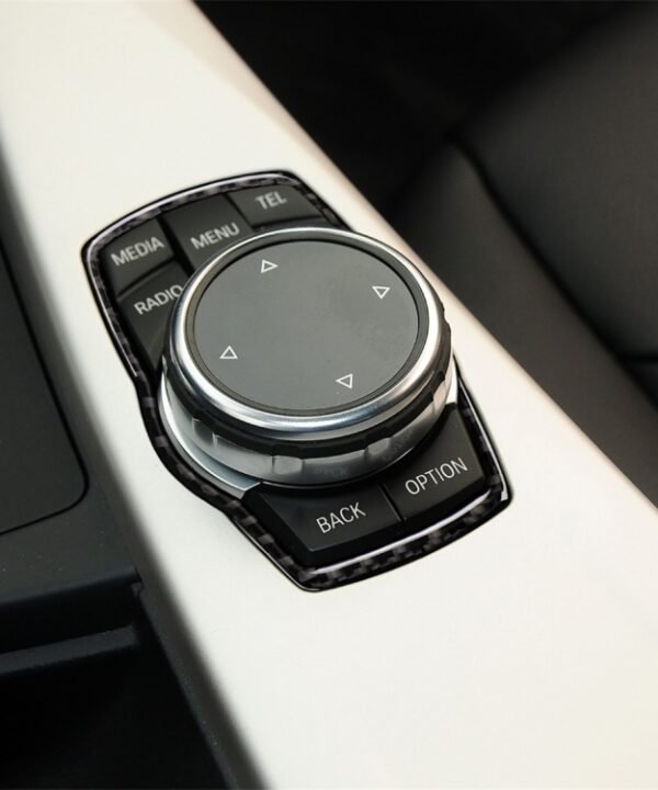 Carbon Fiber Car Multimedia Frame Decorative Sticker for BMW X3 / X4 / X5 / X6 / F07 / F10 / F15 / F16 / F20 / F25 / F26 / F30 / F34