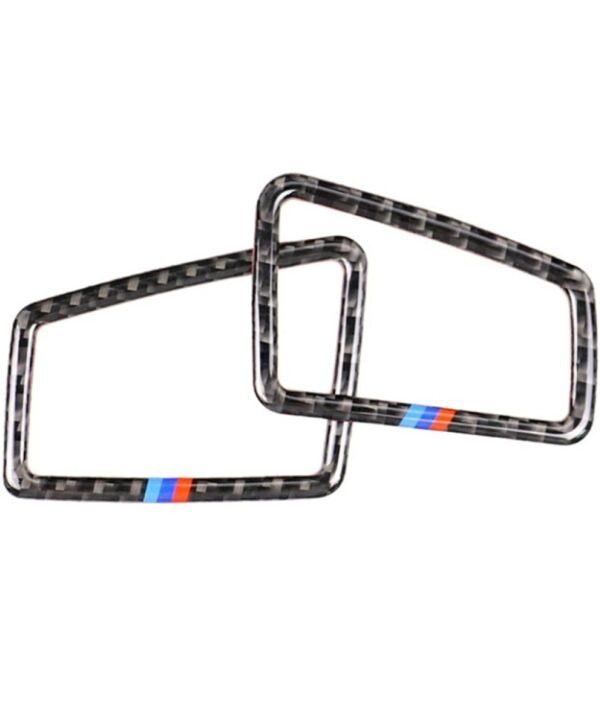 Three Color Carbon Fiber Car Right Driving Instrument Air Outlet Decorative Sticker for BMW E90 2005-2012, Right Instrument Air Outlet(Three Color), Right Instrument Air Outlet