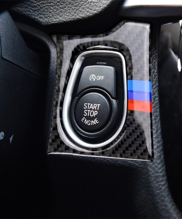 Three Color Carbon Fiber Car Key Hole Decorative Sticker for BMW F30 2013-2018 / F34 2013-2017, Sutible for Left Driving, Key Hole(Three Color), Key Hole