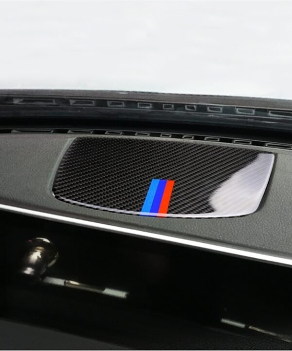 Three Color Carbon Fiber Car Instrument Speaker Panel Decorative Sticker for BMW F30 2013-2018 / F34 2013-2018