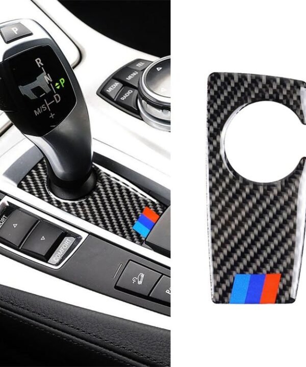 Carbon Fiber Car Handbrake Below Panel Decorative Sticker for BMW 5 Series F07 F10 F25 F26 / GT X3 X4 2009-2016,Sutible for Left Driving, Handbrake Below Panel(Three Color), Handbrake Below Panel