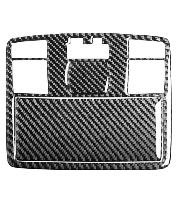 Car Carbon Fiber Front Reading Light Decorative Sticker for Mazda RX8 2004-2008, Left and Right Drive Universal